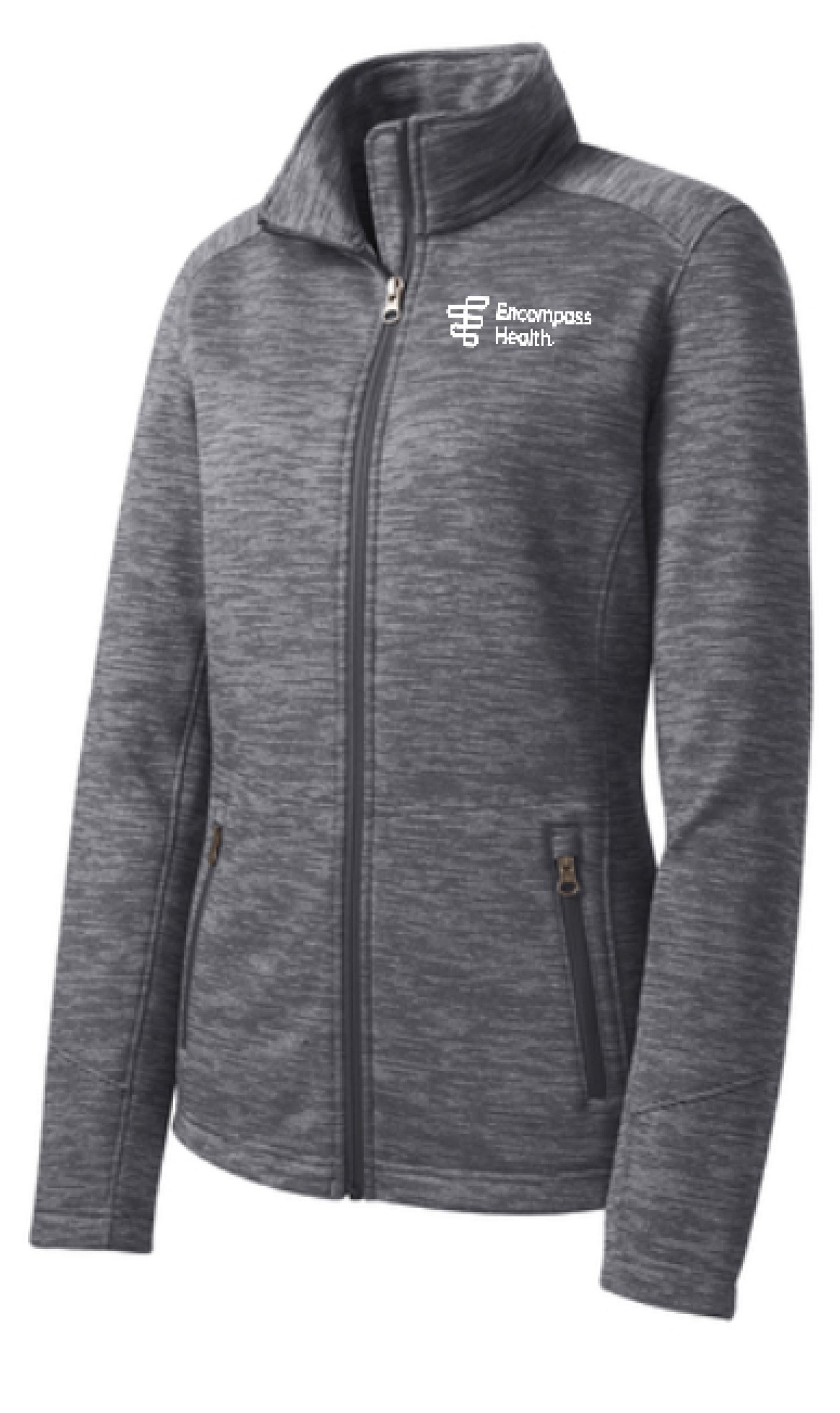 L231 Port Authority® Ladies Digi Stripe Fleece Jacket